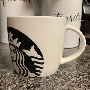 Black & White Starbucks Siren Mug